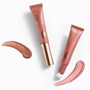 Charlotte Tilbury Beauty Wand Duo in Matte Pillow Talk + Pinkgasm NIB